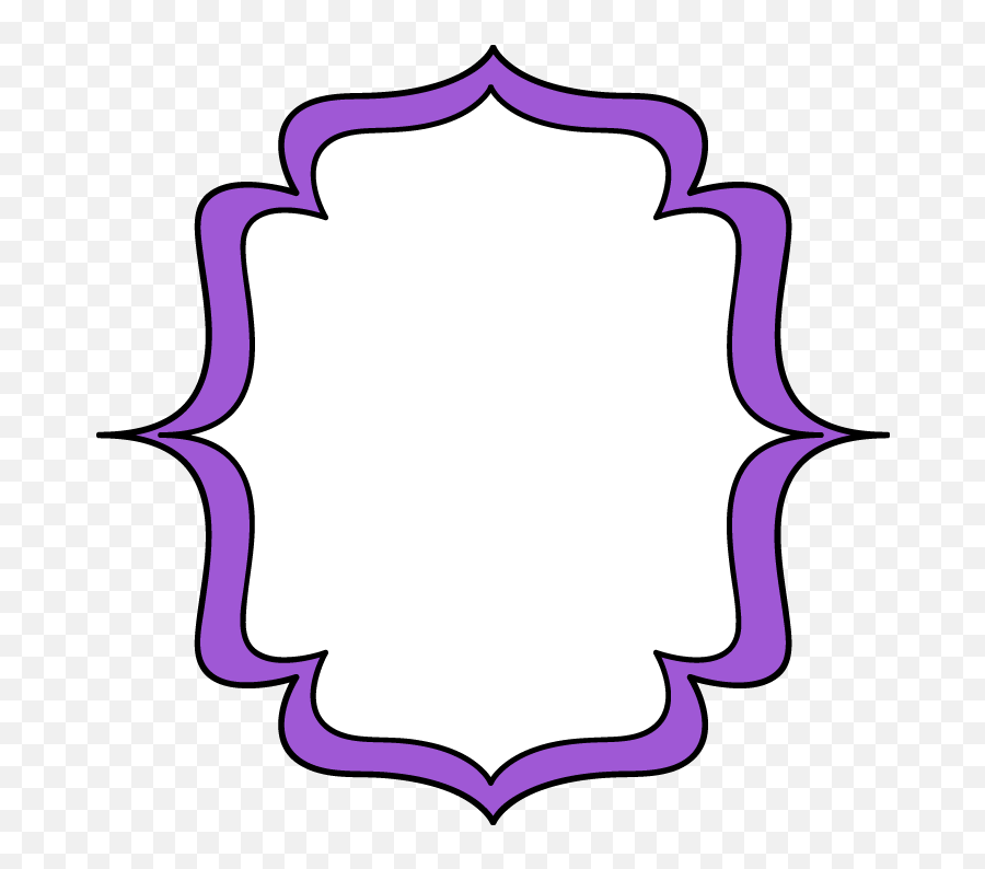 Pin By Erin Gibson On Freebies Frames Borders U0026 Corners - Purple Frame Clipart Emoji,Cookout Emoji