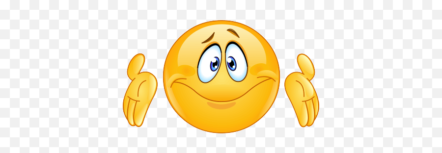 Emoticon Smiley Funny Emoticons - Emoji Shrugging Shoulders,Shrug Smile Emoji