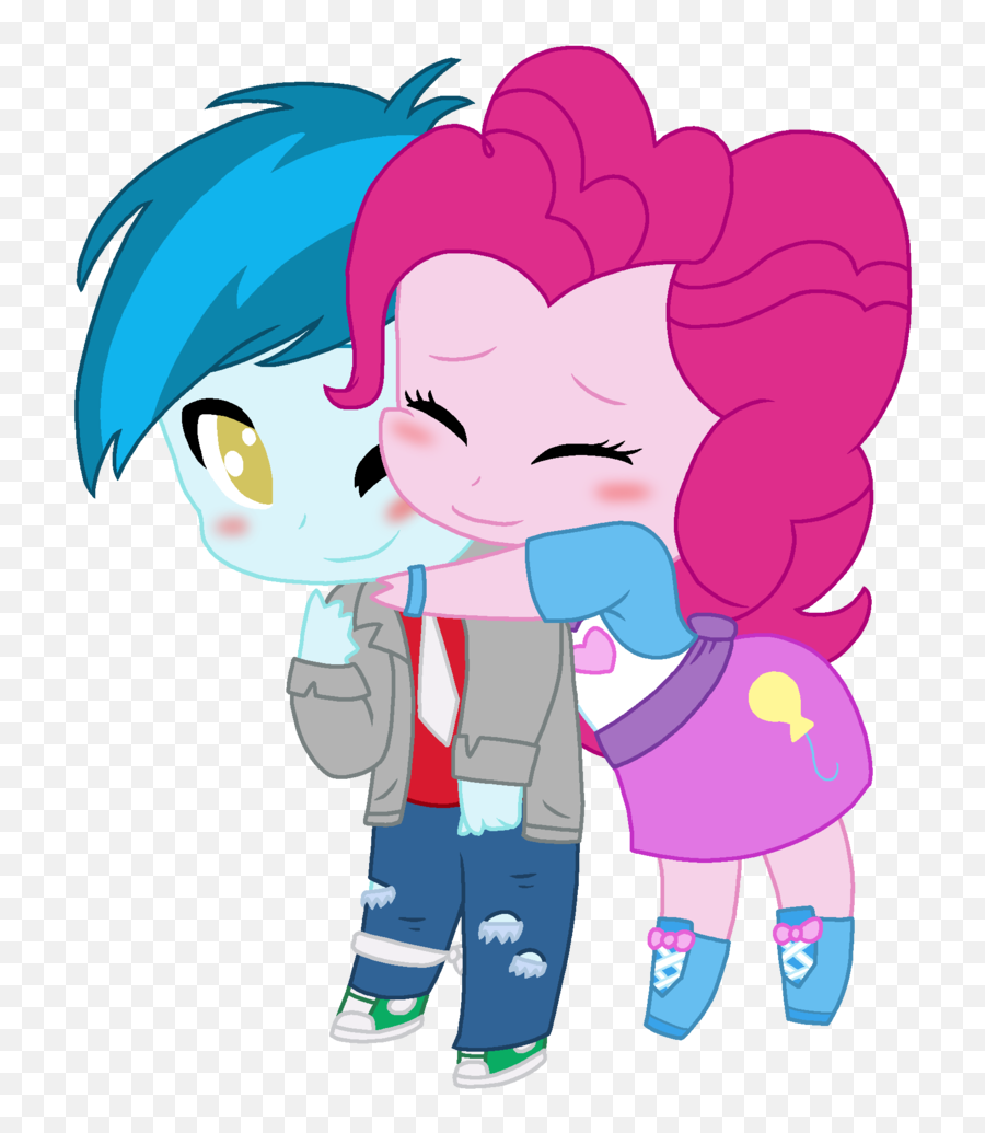 Artist Iloveshadeygirl Mlprocker Background - Mlp Cute Couple Bases Emoji,Rocker Sign Emoji