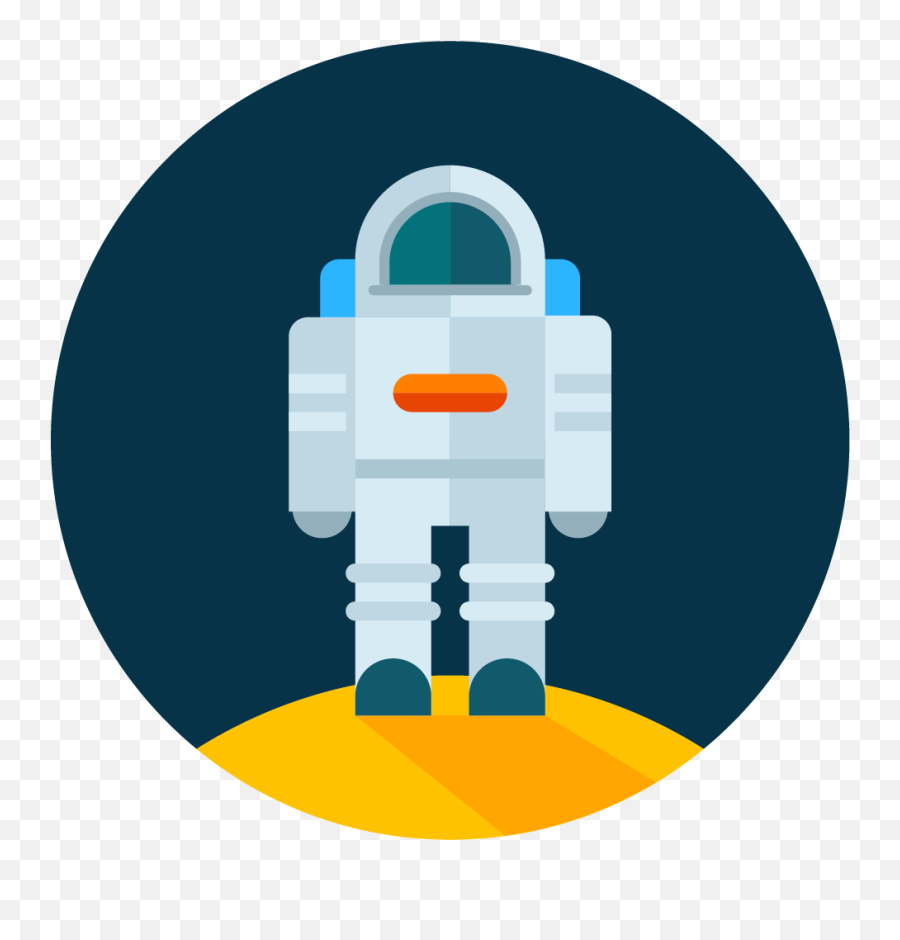 Astronaut Moon Icon Vector Free Download - Astronaut Icon In Png Emoji,Astronaut Emoticon