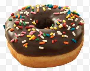 Chocolate Sprinkle Donut - Chocolate Sprinkle Donut Emoji,Facebook Emoticons Donuts