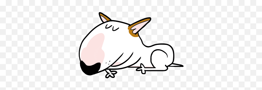 Bull Terrier Puppy - Jimmy The Bull Gif Emoji,Bull Emoji