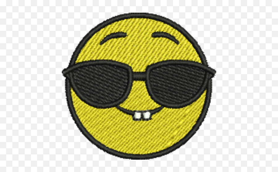 Emoji Smiling With Sunglasses Iron - Gorilla Axle,Iron Emoji