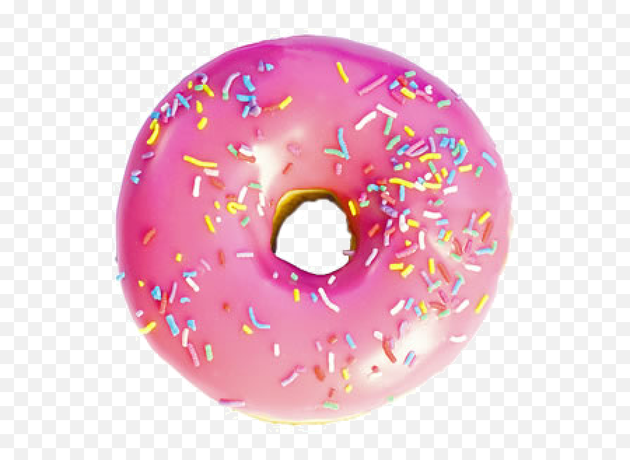 Download Free Png Image - Pink Frosted Sprinkled Donutpng Pink Donut Png Emoji,Facebook Peridot Emoji