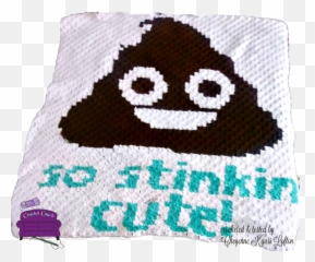 Stinkin Cute Baby Afghan C2c Crochet Emoji,Crochet Written Pattern C2c Emoji Shawl