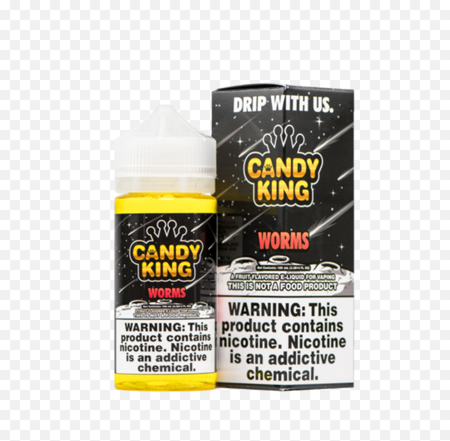 Candy King Premium E - Salt Candy King Worms Emoji,Emoji Liquids Peach Rings Vape Juice