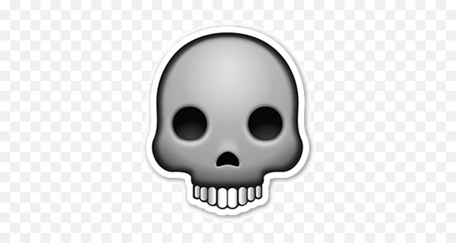 Funny Whatsapp Stickers Png - Skull Emoji Png,Emoticons Novos Whatsapp