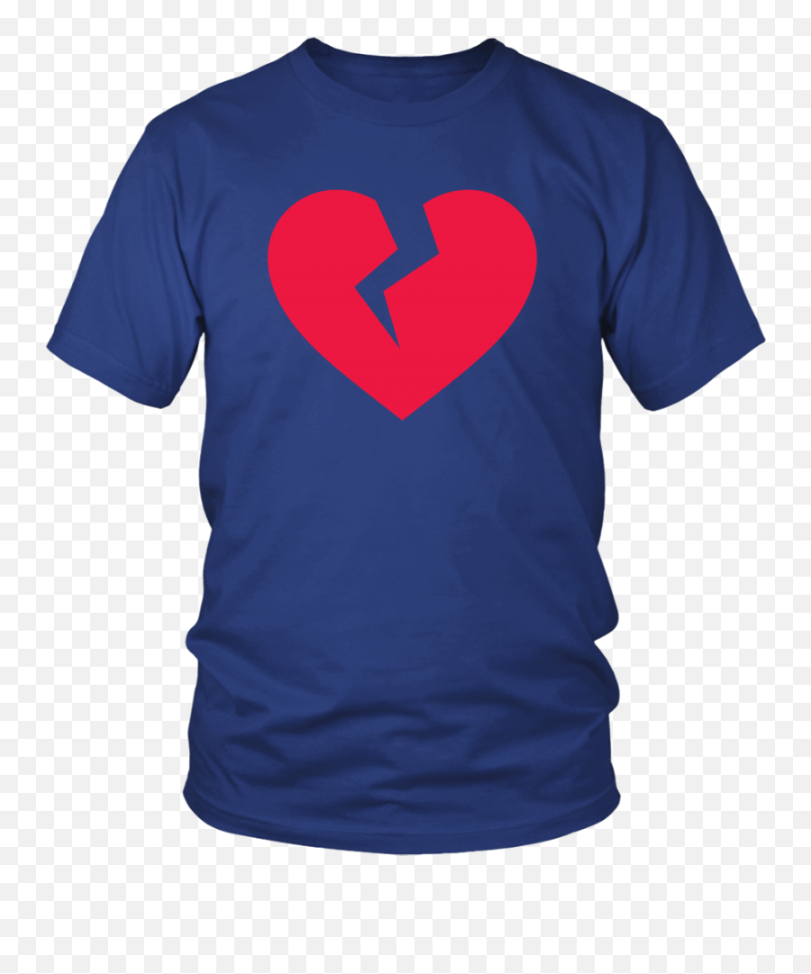 Broken Heart T - Shirt Egoteest Emoji,Broken Heart Emoticon Facebook Status