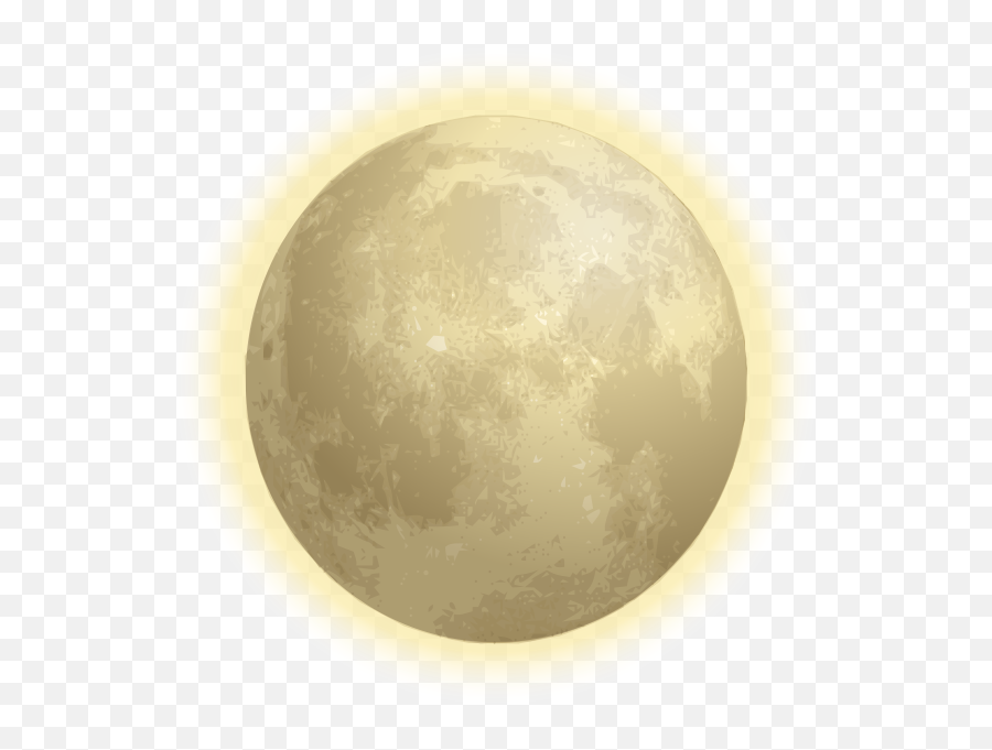 Planet Moon With Halo Vector - Halo Lunar Png Emoji,Crazy Moon Emoticon