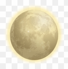 Planet Moon With Halo Vector - Halo Lunar Png Emoji,Crazy Moon Emoticon