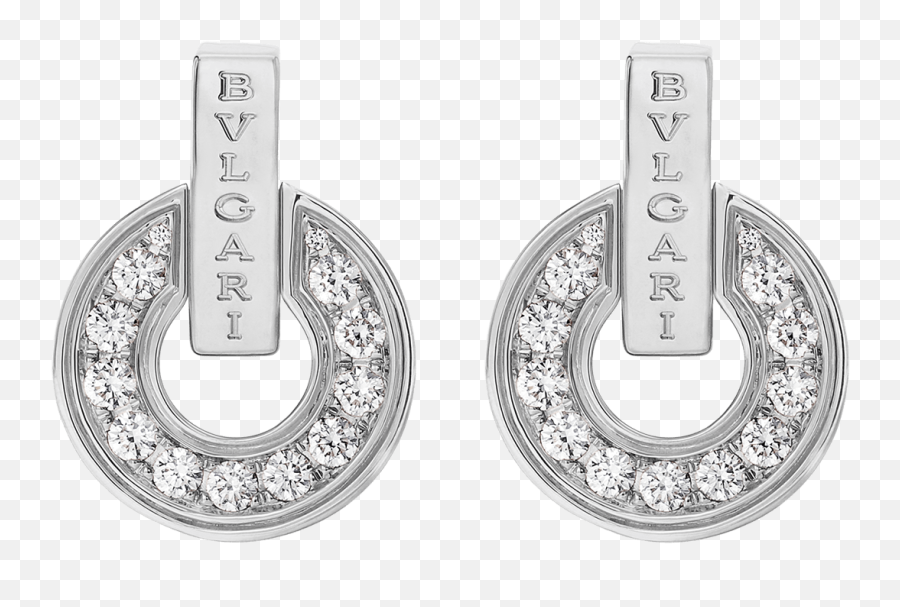 Bvlgari Bvlgari White Gold Earrings - Bvlgari Earrings Emoji,Swarovski Zirconia Earrings Emotions