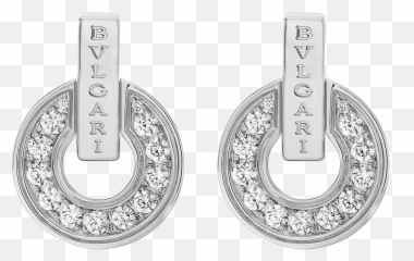 Bvlgari Bvlgari White Gold Earrings - Bvlgari Earrings Emoji,Swarovski Zirconia Earrings Emotions