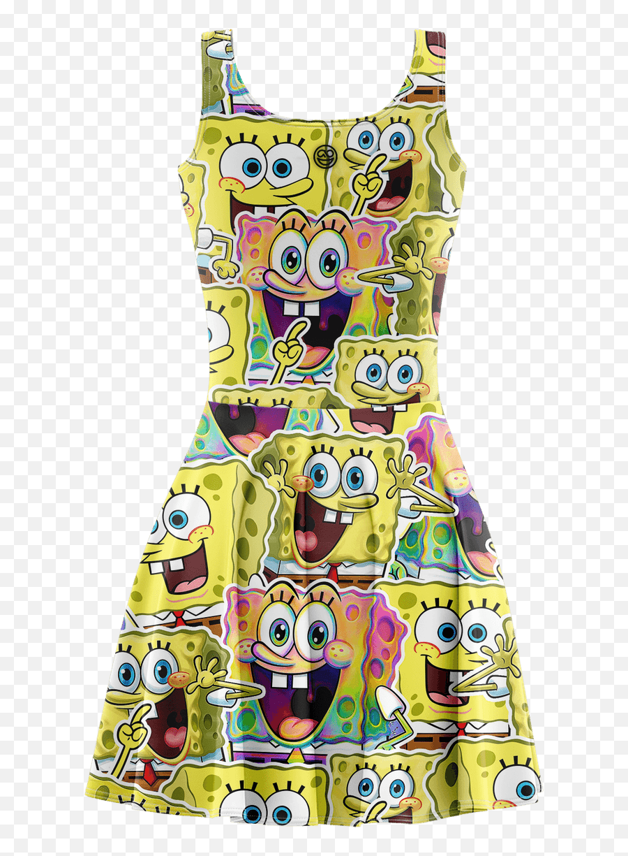 Spongebob Skater Dress Emoji,Spong Emoji