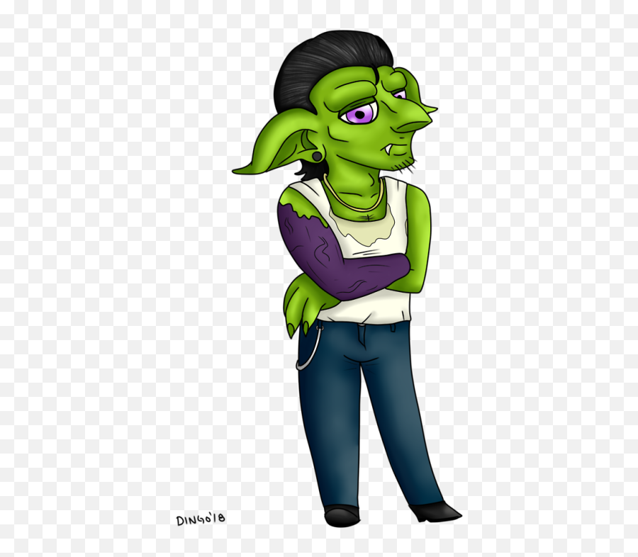 Featuring My Oc Thelma - Louise Dumpsterdragonu0027s Goblin Supernatural Creature Emoji,Goblin Emoji