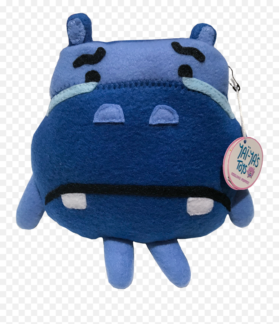 Sad Hippo Puppet - Soft Emoji,Emotion Puppets
