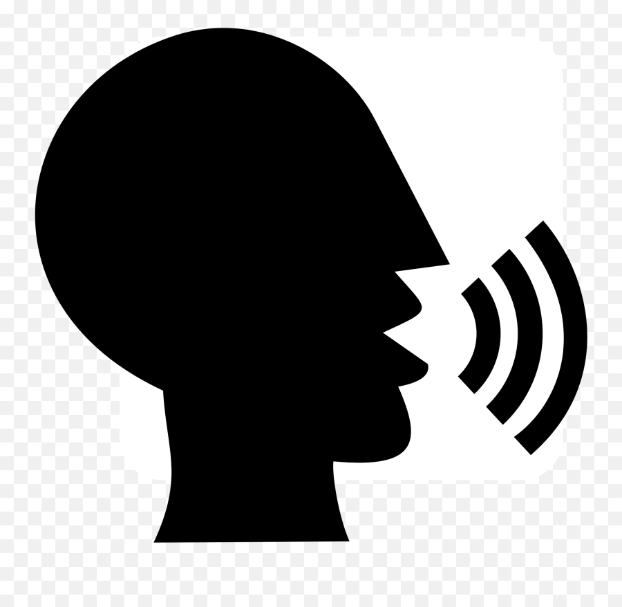 Narwhal Clipart Black And White - Talking Head Clipart Emoji,Speaking Head Emoji