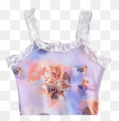 Png Clothes Angel Shirt Moodboard Sticker By - Sleeveless Emoji,Angel Emoji Shirt