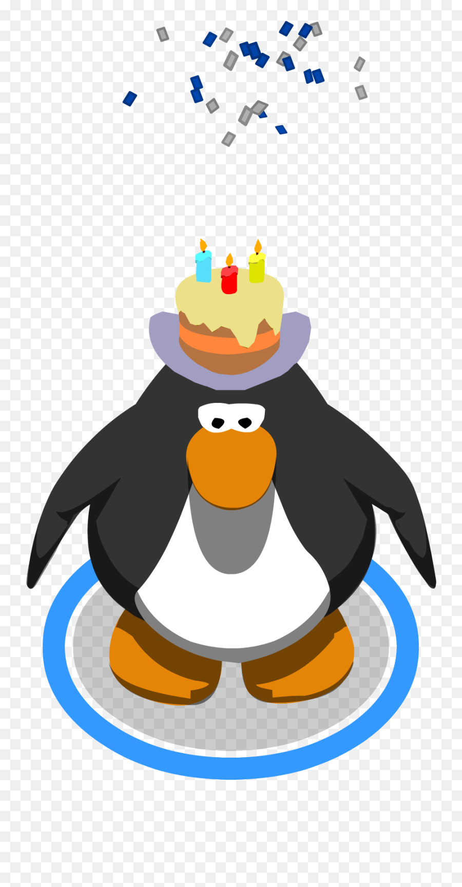 Happy Birthday Clipart Penguin - Happy Penguin Club Penguin Penguin With A Top Hat Emoji,Penguins Emoticons