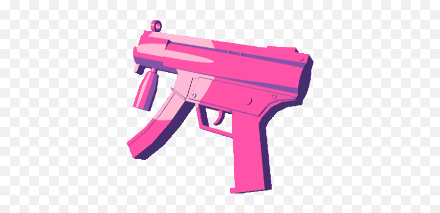 Top Pink Guns Stickers For Android U0026 Ios Gfycat - Transparent Aesthetic Gun Gif Emoji,Gun Emoji Transparent