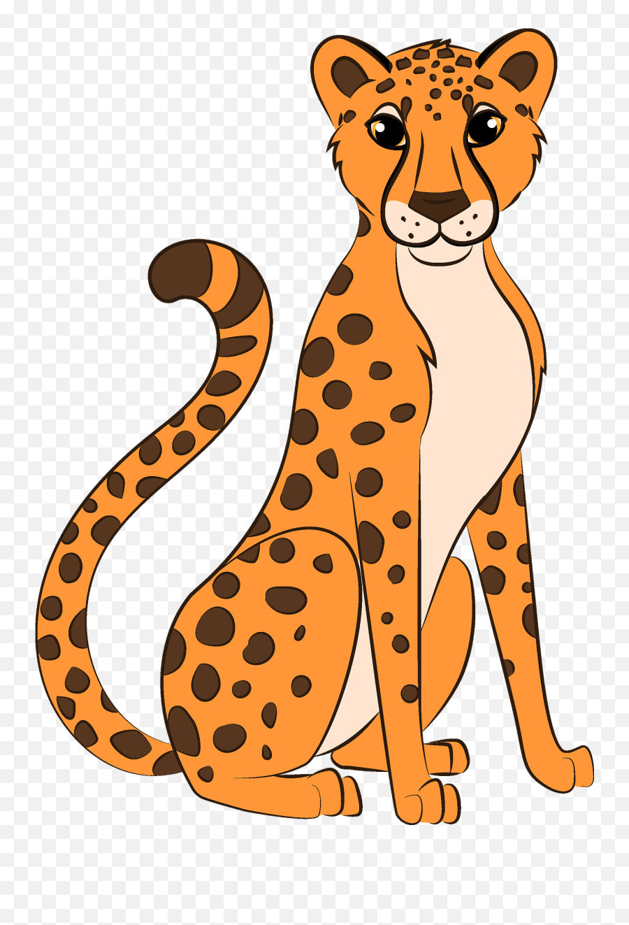 Cheetah Clipart - Cheetah Clipart Png Emoji,Cheetah Emoji