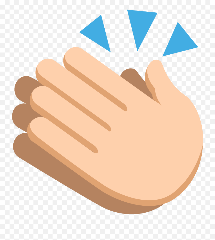 Clapping Hands Emoji Clipart - Clapping Hand Gif Png,Clapping Hands Emoji.