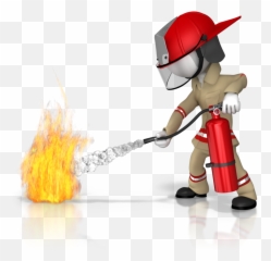 Clipart Pants Firefighter Clipart Pants Firefighter - Person Using Fire Extinguisher Png Emoji,Fireman Emoticon
