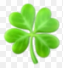 Cute - Four Leaf Clover Emoji,Emojis Png Clover