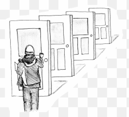 Humanity In Unknown Neighborhoods - Sketch Emoji,Rough Sketch Advertisement With Emotion