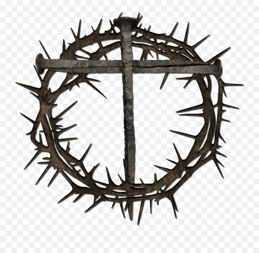 Cross Nails Jesus Png U0026 Free Cross Nails Jesuspng - Thorn Crown Of Jesus Emoji,Easter Cross Emojis