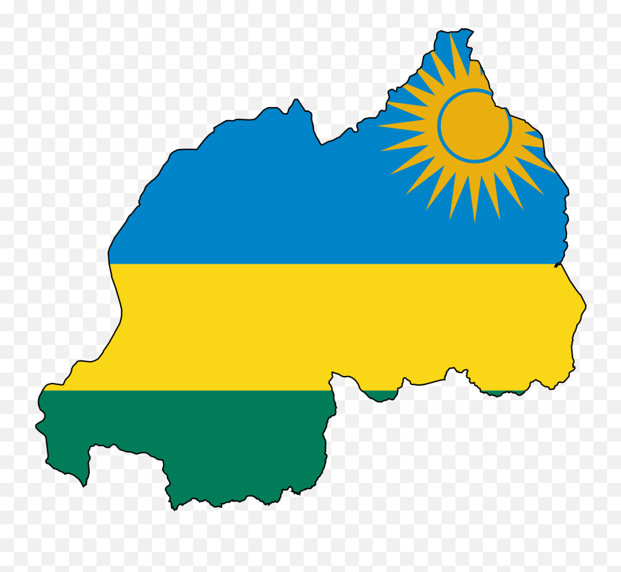 Flag Map Of Rwanda - Rwanda Flag Map Emoji,Lebanon Flag Emoji