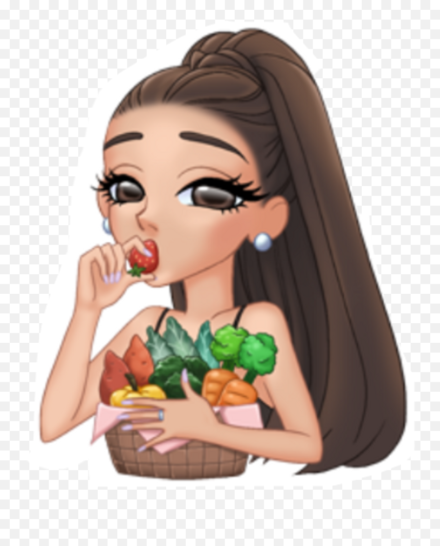 Arianagrande - Ariana Grande Cartoon Emoji,Ariana Songs That From That She Played In The Emojis