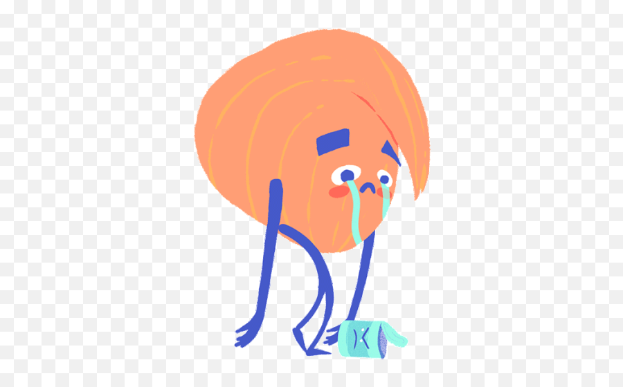 Tag For Crying Scratch Studio Crying Onion Animated Gif - Hair Design Emoji,Onion Emoji