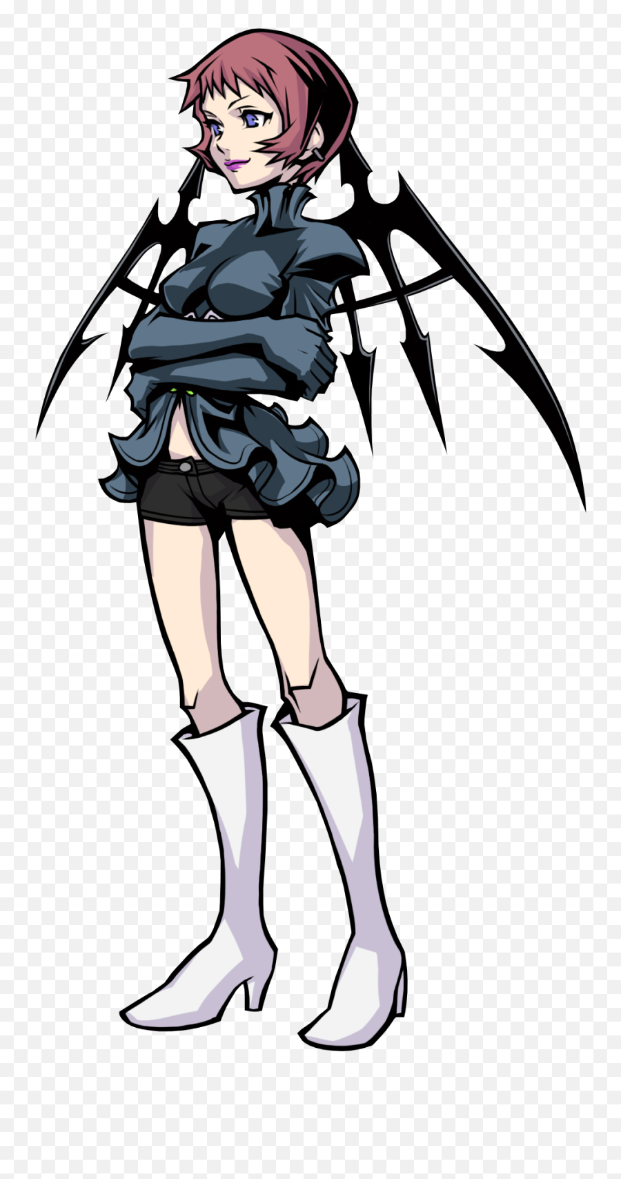 Uzuki - Twewy Reapers Emoji,Girl With Gun Emoticon