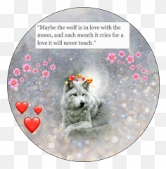 Wolf Edit Wolfedit Sticker - Northern Breed Group Emoji,Cryong Dog Emoji Heart Meme