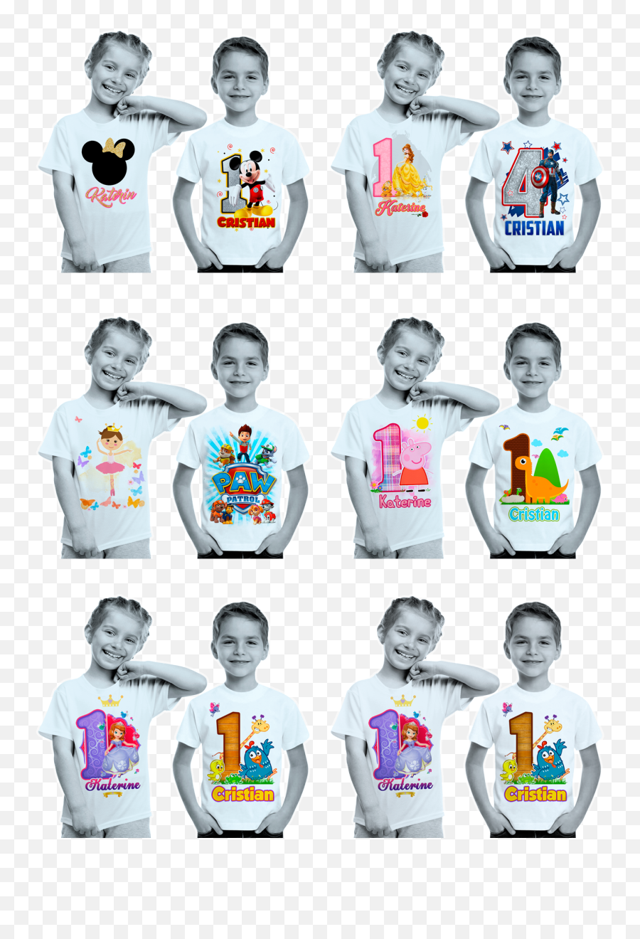 Infantiles Para Estampar Franelas - Para Sublimar Remeras De Niños Emoji,Playeras De Emojis Para Cumplea?os