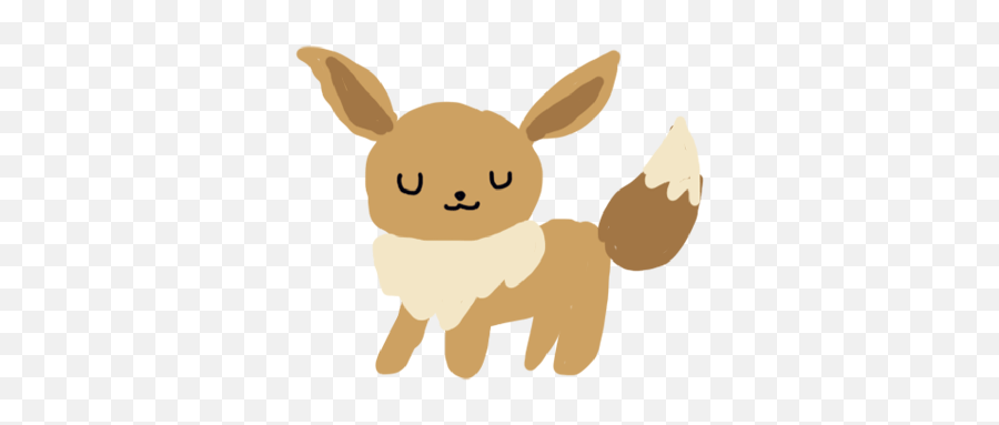 Kawaii Eevee Pokemon - Kawaii Gif Pokemon Eevee Emoji,Pokemon Eevee Emoji Gif