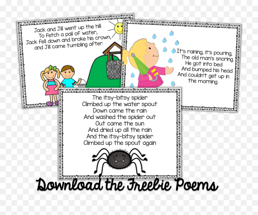 Pinterest Nursery Rhyme Png U0026 Free Pinterest Nursery Rhyme - Rhymes And Poems For Kindergarten Emoji,Baby Emoji Pictionary