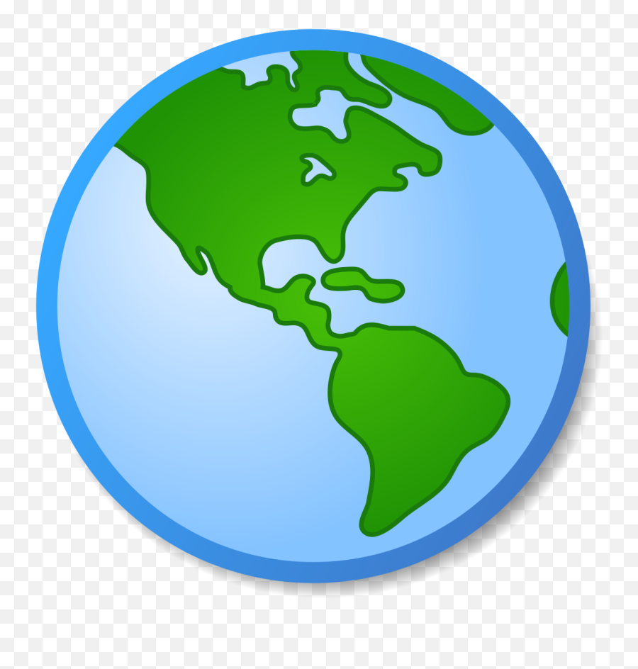 Ambox Globe Americas - Vertical Emoji,Earth Emoji Png