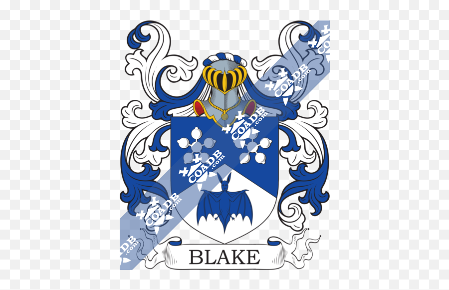 Blake Family Crest Coat Of Arms And - Dawson Family Crest Emoji,Bart Simpson With Broken Heart Emojis