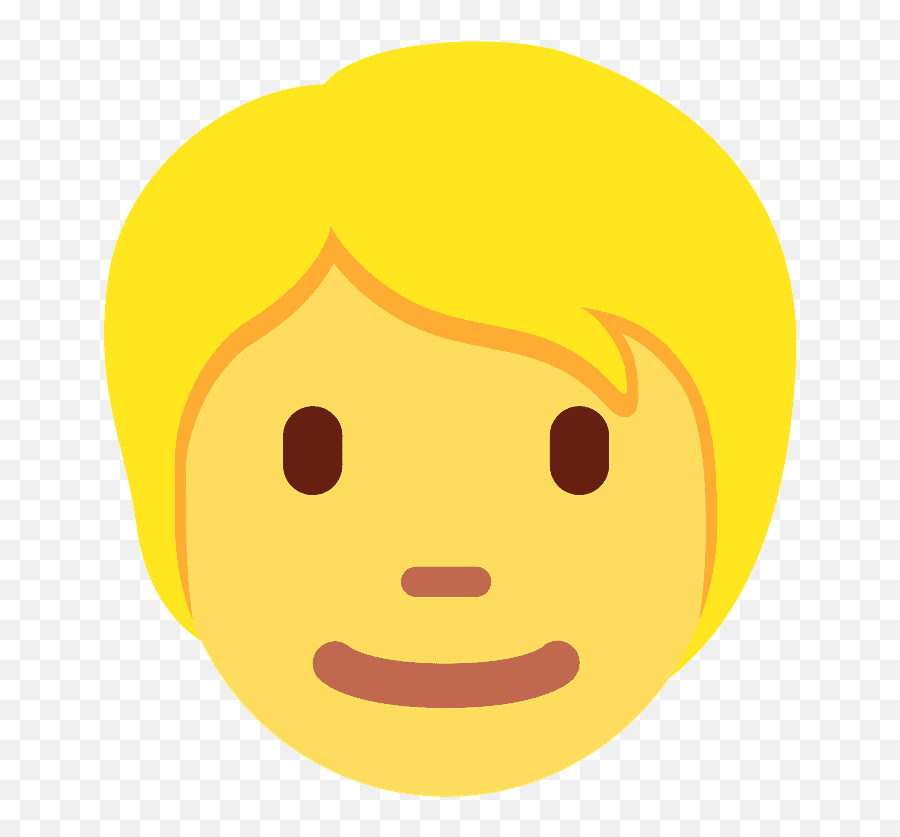 Person Blond Hair Emoji Clipart Free Download Transparent,Relaxed Emojis