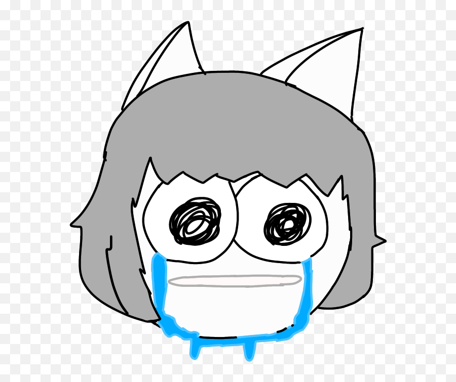 Crying Moneko Blank Template - Imgflip Emoji,Draw Emojis Cats