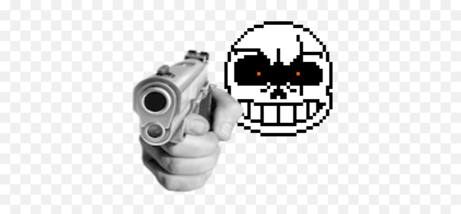 Saber Sans Gun Blank Template - Imgflip Emoji,Revolver Gun Emoji