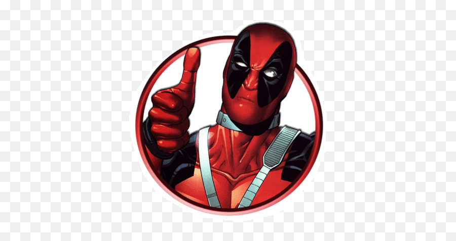Top Deadpool Laugh Stickers For Android - Deadpool Approves Emoji,Deadpool Emoji