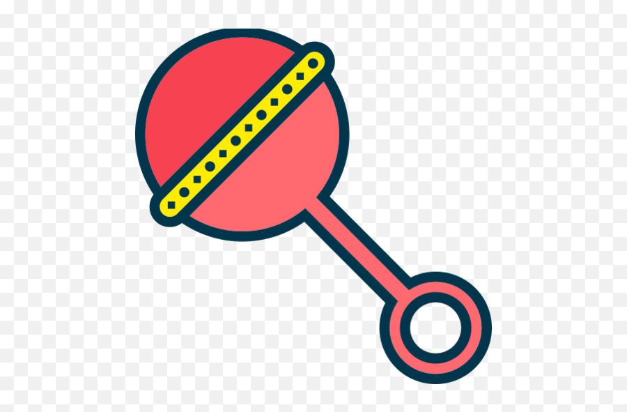 Baby Toy Rattle Free Icon Of Babies Emoji,Maracas Emoticon