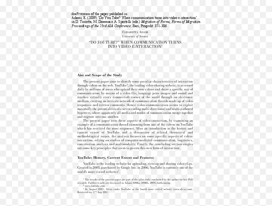 Pdf U201cdo Youtubeu201d When Communication Turns Into Video E Emoji,Emoticon Music Viedo
