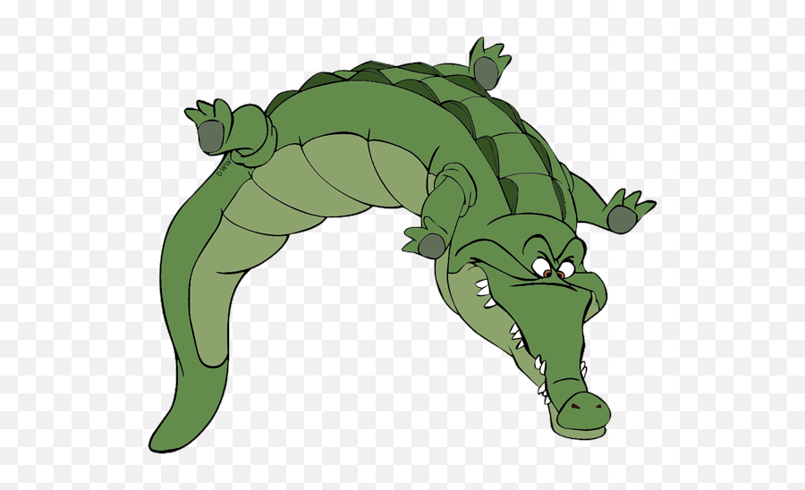 Funny Alligator Clip Art Crocodile Pictures - Clipartix Captain Hook Crocodile Peter Pan Emoji,Crocodile Man Emoji