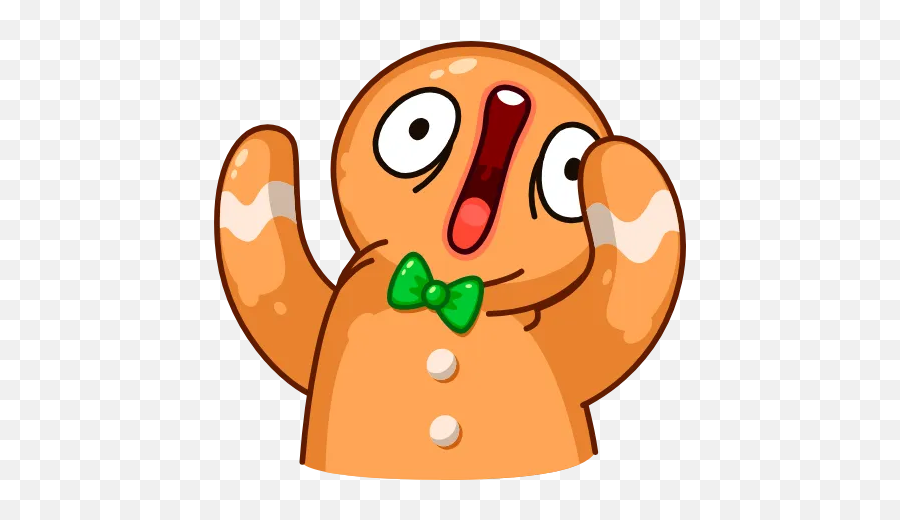 Gingerbread Man Sticker Pack - Stickers Cloud Emoji,Ginerbread Emoji