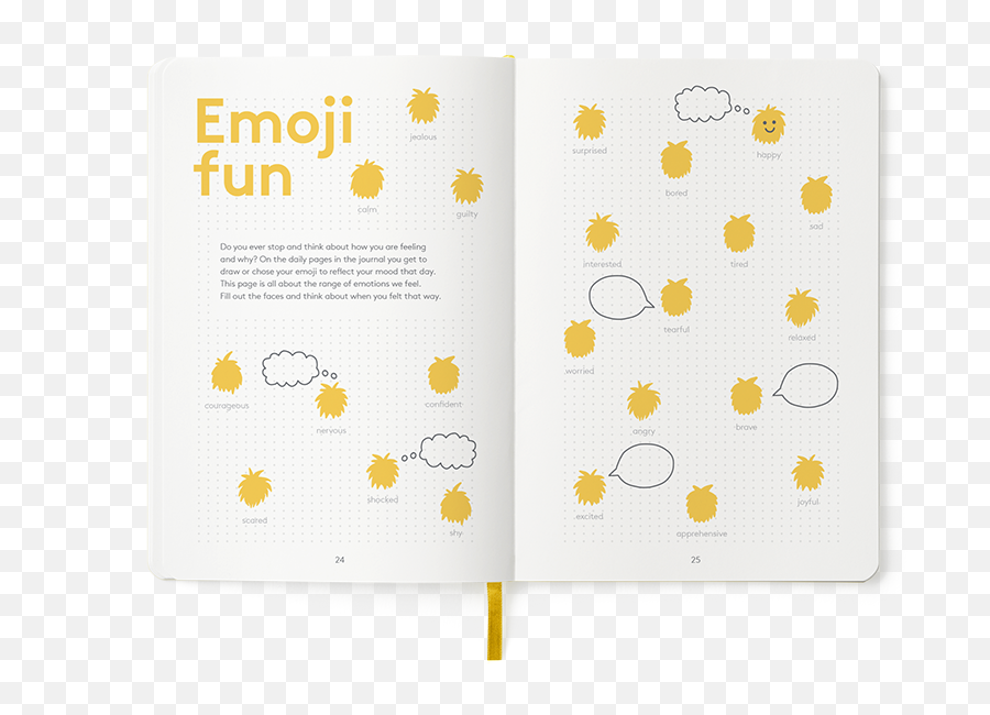 Junior Journal U2013 Happyself Journal Global Emoji,Parcel Emoji