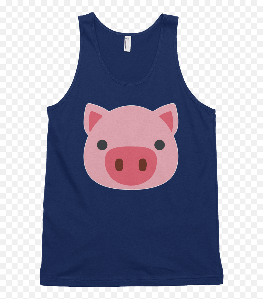 Flat Pig Tank - Swish Embassy Emoji,Ham Emoji