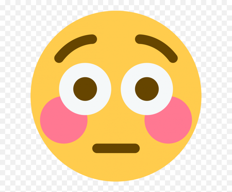 Discord Emojis List - Flushed Face Emoji,Xd Emoticon
